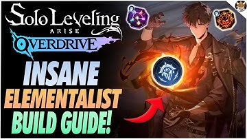 INSANE AOE ELEMENTALIST Build Guide for Solo Leveling Arise OVERDRIVE! ~CRAZY AOE DAMAGE!~