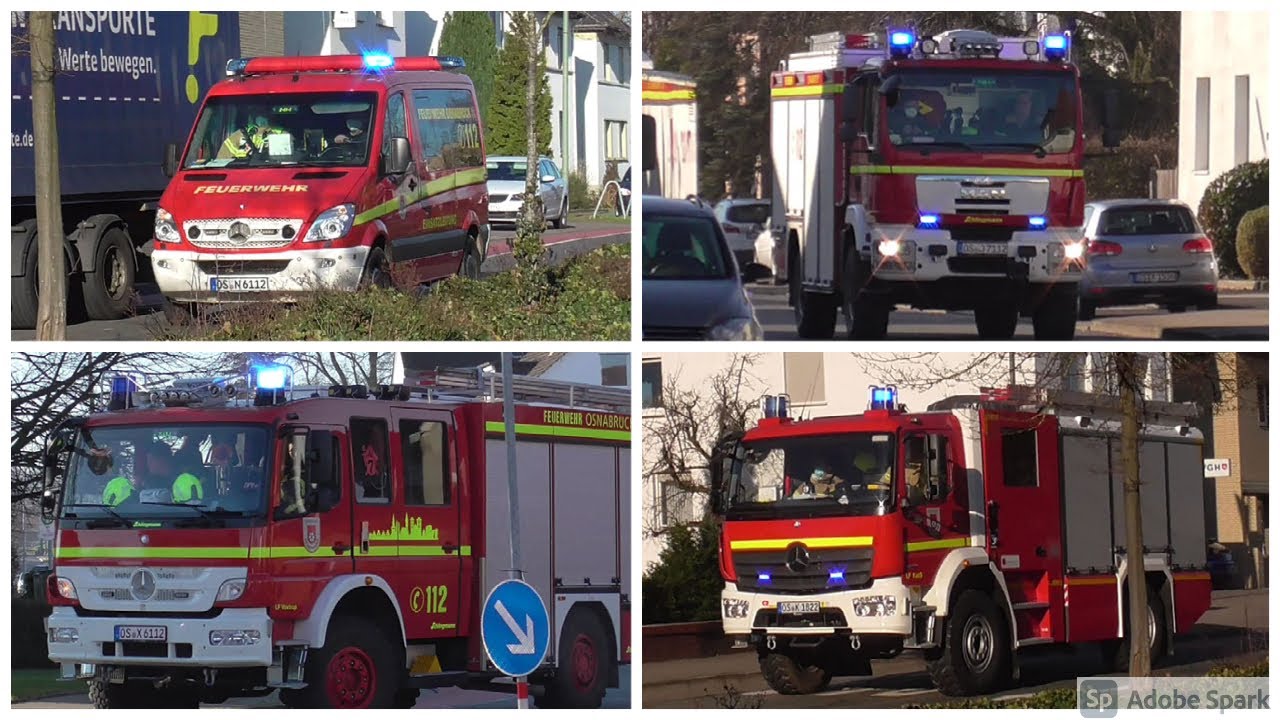[FF trifft BF- Bullhorn + RW kommt nicht durch!] Freiwillige Feuerwehr Voxtrup + BF Osnabrück zum VU