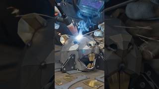 Stainless Steel Beaver Head Sculpture | Modern Metal Wildlife Art #minecraft #art #memes #wood