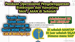 Panduan Operasional Penyelenggaraan Bk Sma  Ma guru Bk Wajib Tahu