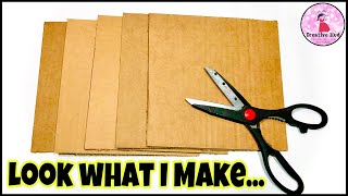 BEST OUT OF WASTE CRAFT IDEAS USING CARDBOARD | REUSE WASTE MATERIAL | WALL DECOR by Creative Hud 4,338 views 3 years ago 2 minutes, 59 seconds