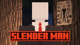 They added Slender Man to Minecraft...