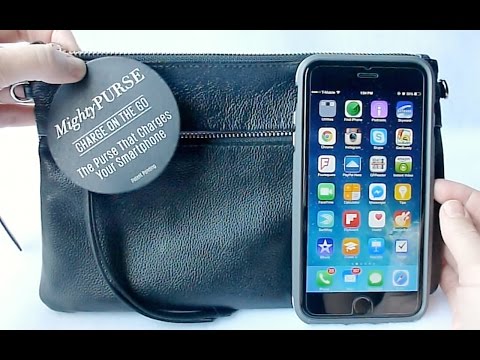 Mighty Purse: The Purse that Charges Your Phone!