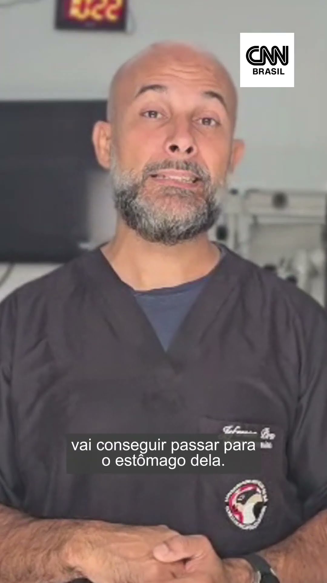 Garça é flagrada com copo plástico entalado na garganta e causa mobilização no RJ