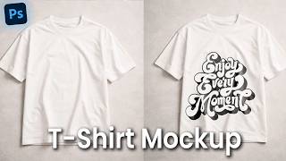 Realistic Way to Place Design on T-Shirt in Photoshop Tutorial