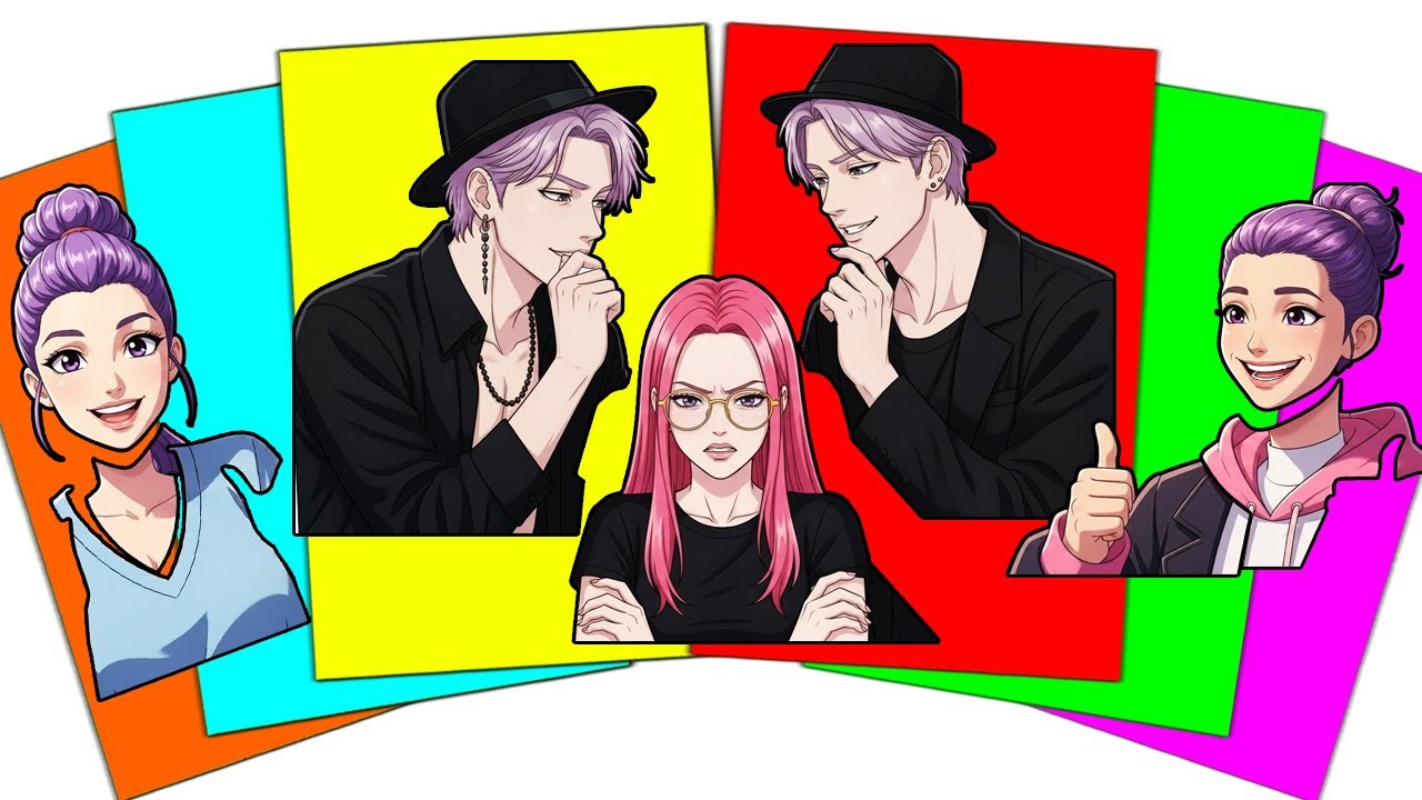 KPOP Demon Hunters ASMR 📘 DIY Paper Toys & Stickers | 케이팝 데몬헌터스 | kpop demon hunter diy book