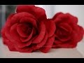 Rosas de Papel crepe | Flores de papel crepe | San Valentin