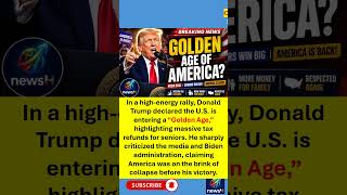 Trump Claims Media Lost All Credibility After Landslide Win Seniors Get Record Tax Refunds #usnews