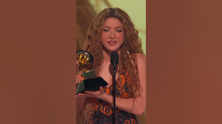Shakira celebrates her immigrant roots as she takes home Latin Pop Album! 🌍💃🏽🙌 #Grammys2025 #Shakira