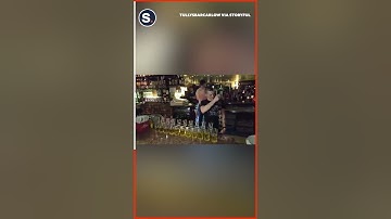 Irish Barman Showcases His Multiple Serving Skills