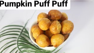 Yummy Pumpkin Puff Puff ( Fall Season Puff Puff )