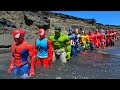 AVENGERS SUPERHERO STORY, HULK VS SPIDER-MAN, VENOM VS CAPTAIN AMERICA VS IRON MAN, MARVEL