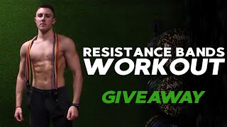 FULL BODY RESISTANCE BANDS  WORKOUT + GIVEAWAY | Aleksandar Petrov