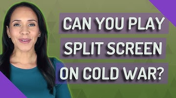 Can you play split screen on Cold War?