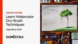 Watercolor Painting: Explore Dry Brush Techniques - Course by | Domestika English