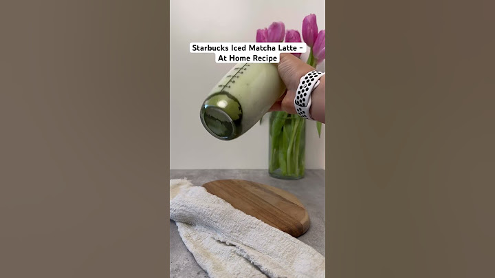 Starbucks Iced Matcha Latte #matcha