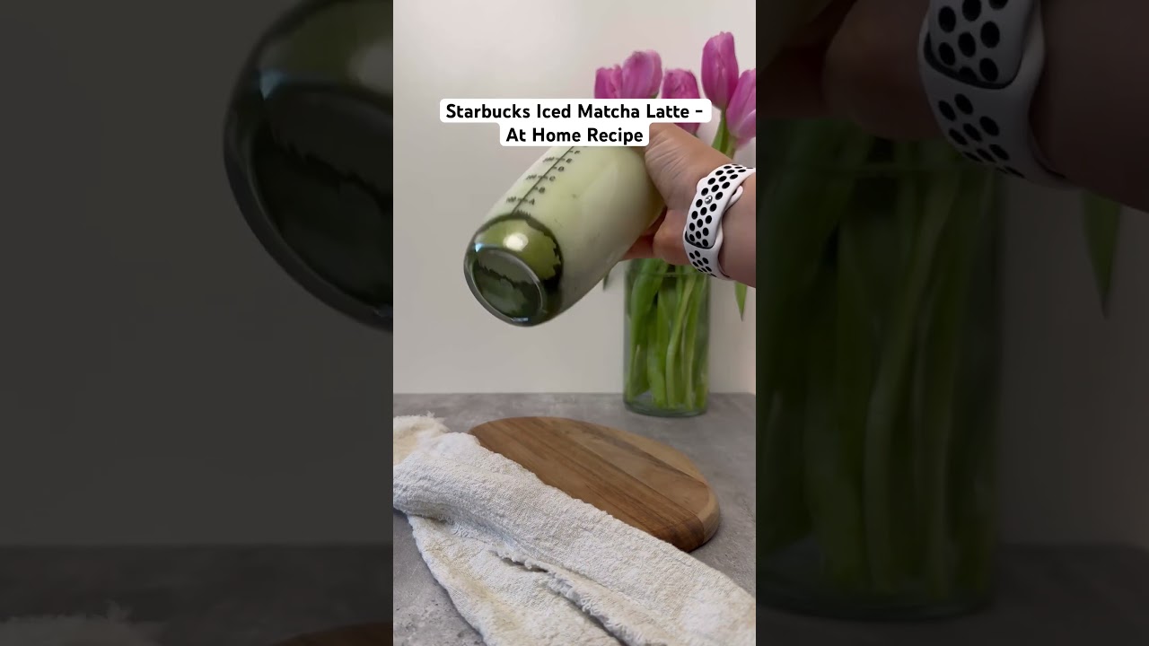 Starbucks Iced Matcha Latte 