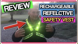 Atlecko Rechargeable LED Reflective Vest REVIEW