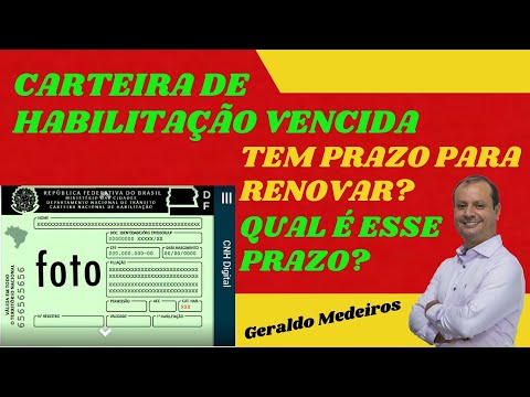 Prazo de Renovação da Carteira Nacional de Habilitação CNH, Art. 162, V do Código de Trânsito - CTB