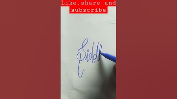 learn how to write #Siddhant name in #calligraphy .#shorts #name
