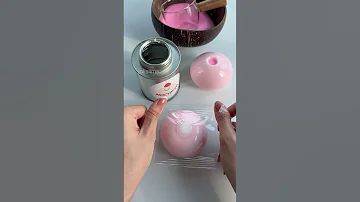 Making A Strawberry Pink Sand Stress Ball 