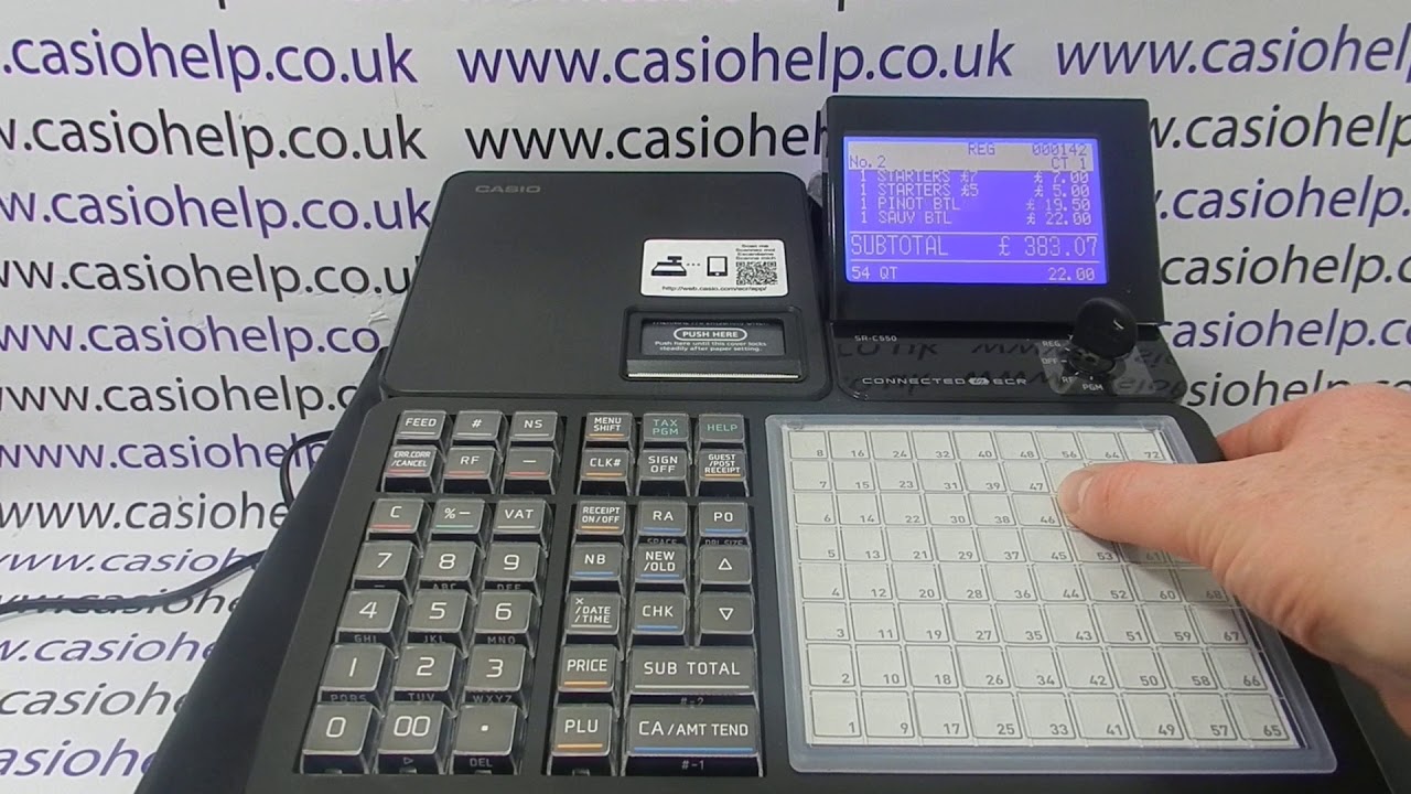 SR-C550-EX 4WE ✖️② Casio SR-C500 / SRC550 Check Tracking Tab Function Explainer - YouTube