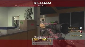 Flash Gets Smacked for First Blood!  No-Scope Across Highrise MW2