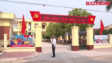 Xã Tiên Tiến (huyện Tiên Lãng) đón bằng công nhận xã đạt chuẩn nông thôn mới