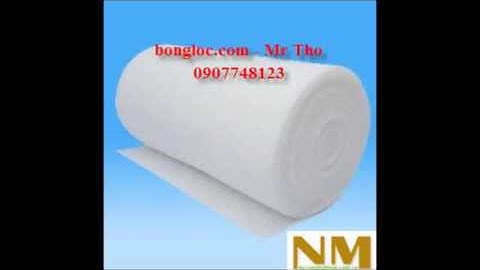 lọc nước bằng bông gòn