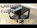 How to Make a Forged Carbon Fiber Table Top [DIY] (Forged Carbon Fiber Skinning)