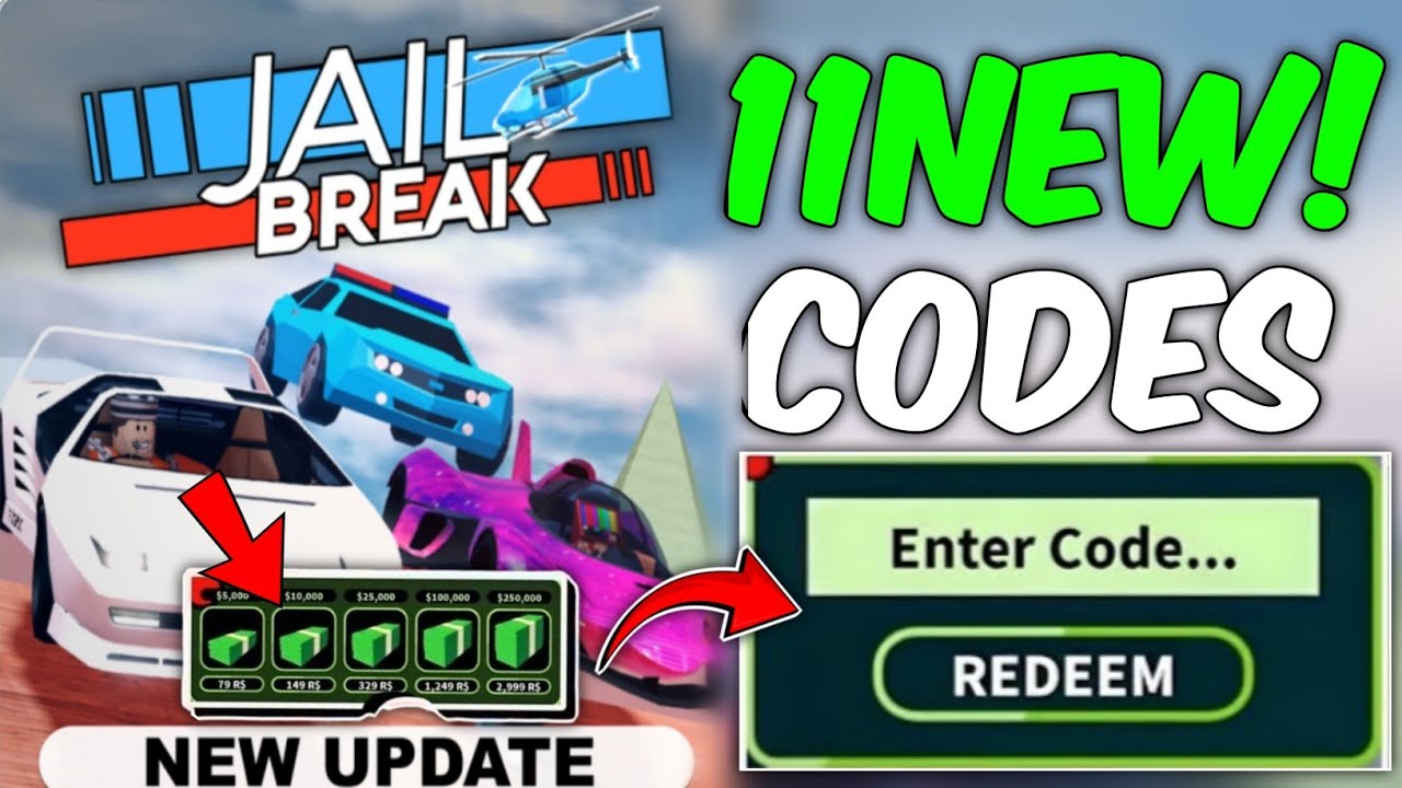 ⚠️ NEW!! CODES ⚠️ JAILBREAK ROBLOX CODES October 2024 - JAILBREAK CODES ...