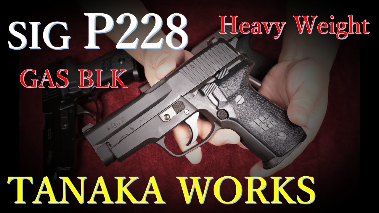 SIG P228 HW ガスBLK '90 / タナカワークス & スチールフィニッシュ，ステンレス