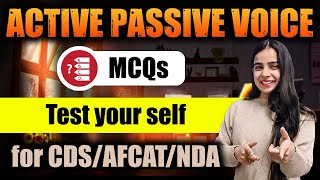 ACTIVE PASSIVE MCQs| VASUNDHRA THAKUR | TakshilaClasses.For CDS/CAPF/NDA/AFCAT.