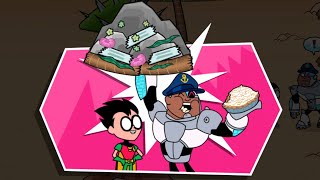 Teen Titans Go: Island Adventures - Serving Cyborg Some Island Pie (CN Games)