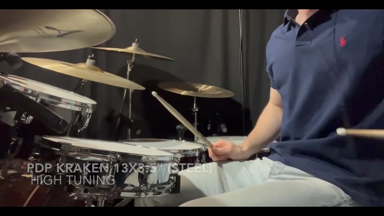 SNARE DRUM SHOOTOUT - LUDWIG, MAPEX, PDP,  BASIX, PEARL