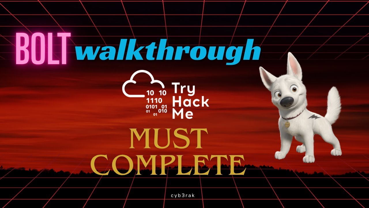 Bolt TryHackMe Walkthrough - YouTube