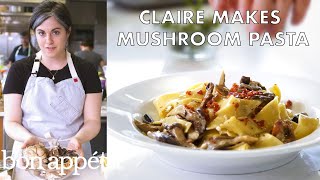 Claire Makes Creamy Pasta with Mushrooms and Prosciutto | From the Test Kitchen | Bon Appetit
