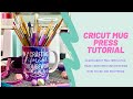 Cricut Mug Press Tutorial and How to Make a Custom Mug Design