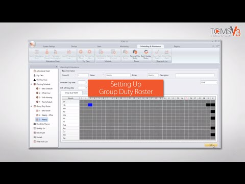 Setting Up Group Duty Roster - YouTube