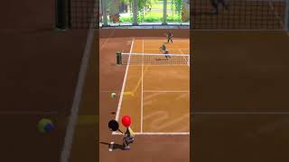 He Misses a Crazy High Up Return What a Rally Switch Sports Tennis nintendoswitchsports shorts