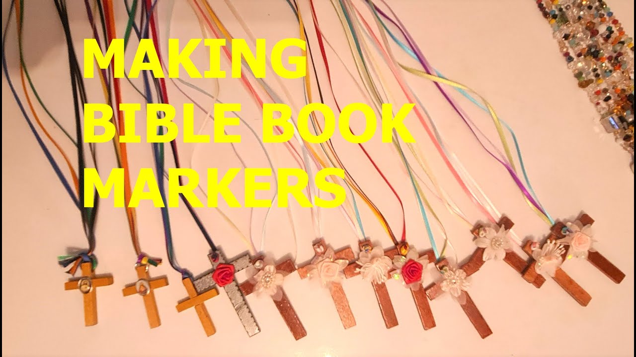 DIY Bible marker personalized gift quick and easy - YouTube