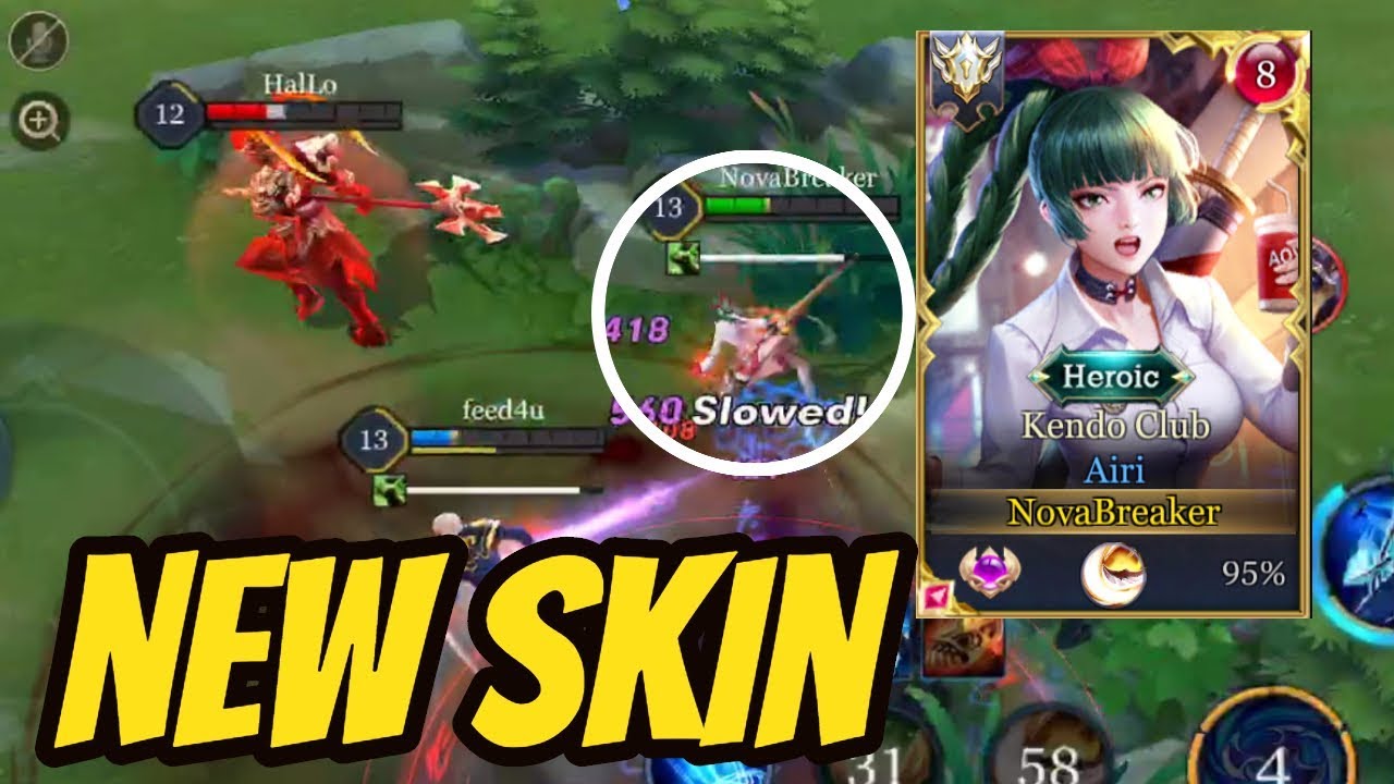 AIRI NEW SKIN KENDO CLUB AoV 傳說對決 RoV Liên Quân Mobile