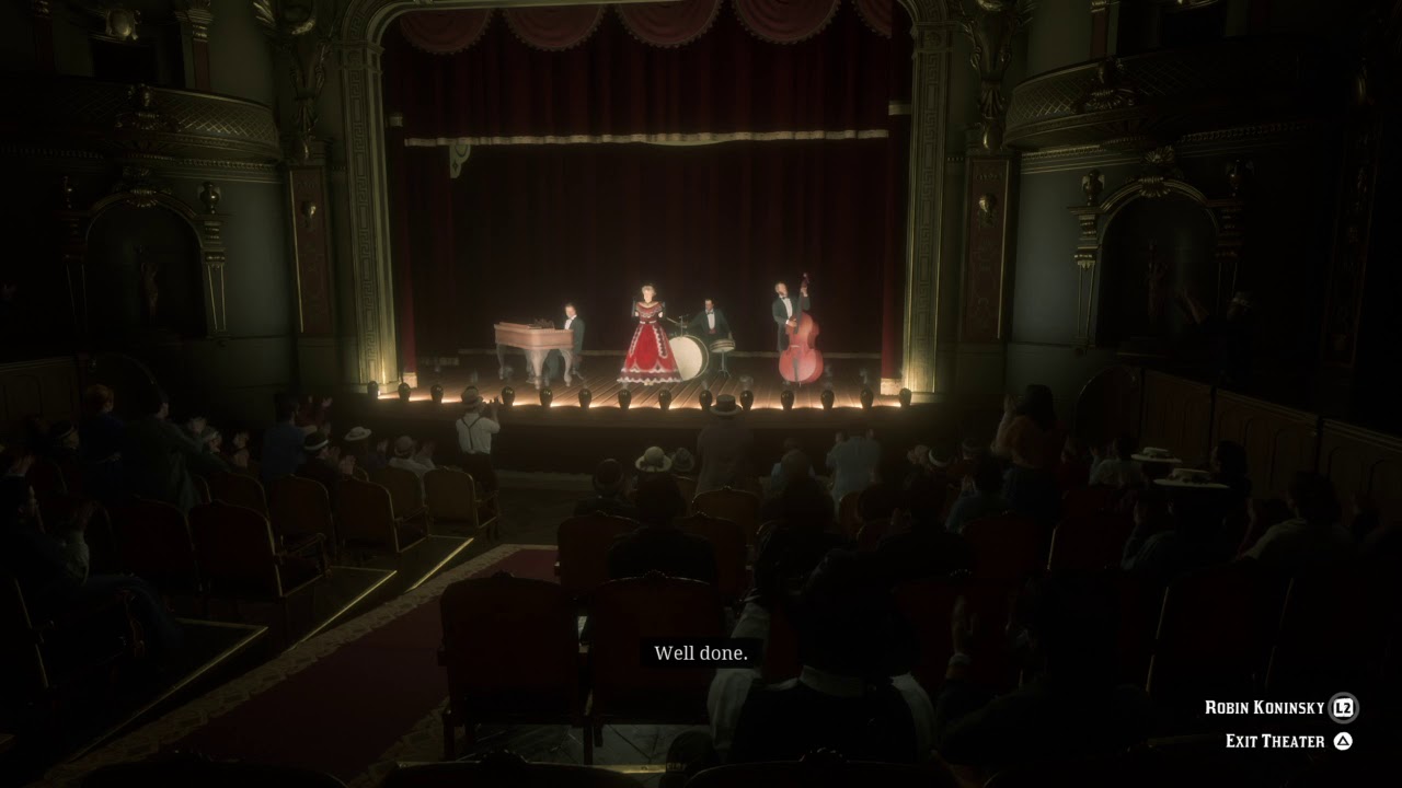 Red Dead Redemption 2 Saint Denis theater with Mary YouTube