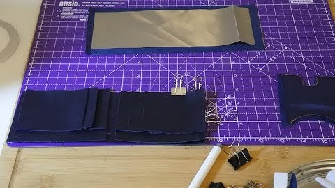 How to make a Slim Leather Wallet - Part 2: Assembling