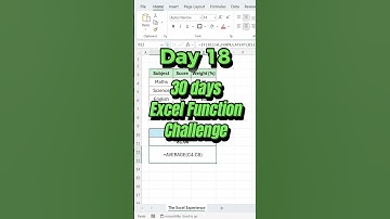 Day 18 of 30 days excel function challenge - SUMPRODUCT🔥 #excelexperience