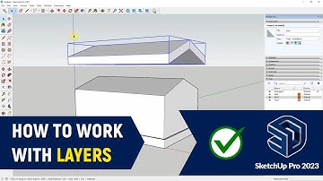 ✅ How to Work With Layers in SketchUp Pro