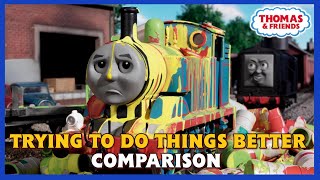 Trying To Do Things Better | Comparison Model vs. CGI | Thomas And Friends #thomasandfriends