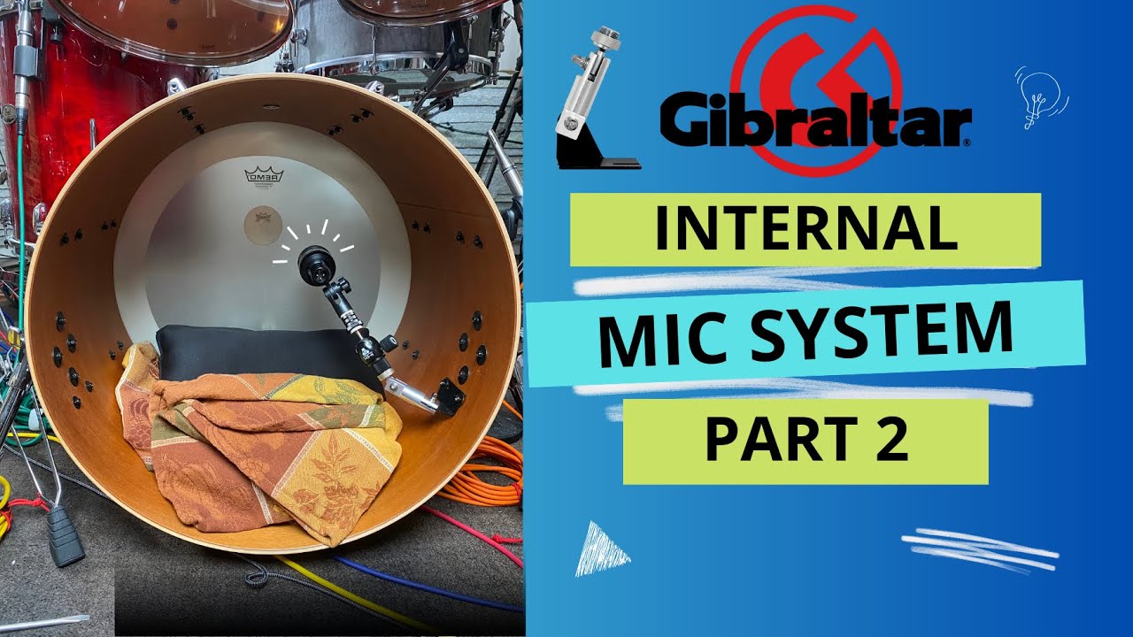 Gibraltar Internal Bass Drum Microphone Holder PART 2 YouTube