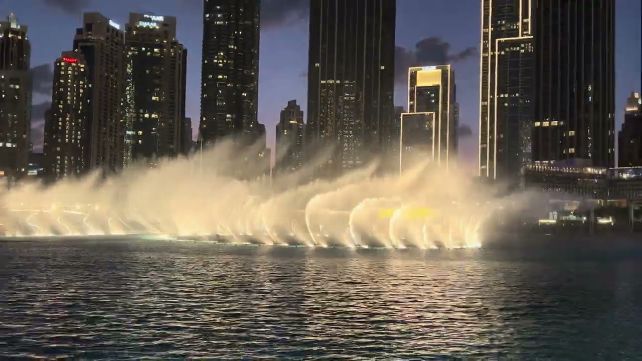 نافورة دبي، أغنية اسمها دبي - محمد الأحمد