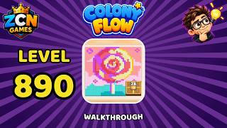 Colony Flow Level 890 Walkthrough | New Update | Full Solution